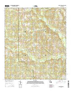 Mount Hermon Louisiana Current topographic map, 1:24000 scale, 7.5 X 7.5 Minute, Year 2015