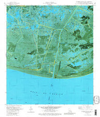 Mulberry Island East Louisiana Historical topographic map, 1:24000 scale, 7.5 X 7.5 Minute, Year 1979