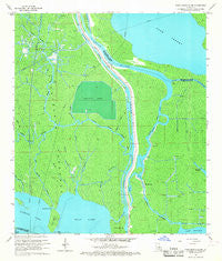 Napoleonville SW Louisiana Historical topographic map, 1:24000 scale, 7.5 X 7.5 Minute, Year 1966