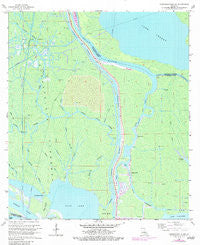 Napoleonville SW Louisiana Historical topographic map, 1:24000 scale, 7.5 X 7.5 Minute, Year 1966