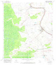 Napoleonville Louisiana Historical topographic map, 1:24000 scale, 7.5 X 7.5 Minute, Year 1965