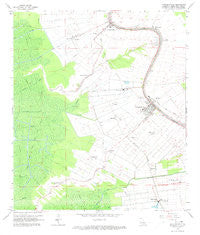 Napoleonville Louisiana Historical topographic map, 1:24000 scale, 7.5 X 7.5 Minute, Year 1965