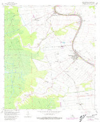 Napoleonville Louisiana Historical topographic map, 1:24000 scale, 7.5 X 7.5 Minute, Year 1965