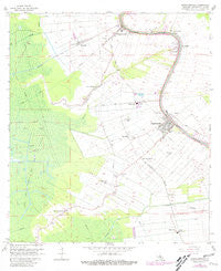 Napoleonville Louisiana Historical topographic map, 1:24000 scale, 7.5 X 7.5 Minute, Year 1965