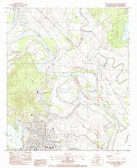 Natchitoches North Louisiana Historical topographic map, 1:24000 scale, 7.5 X 7.5 Minute, Year 1983