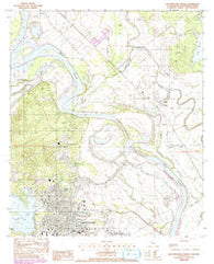 Natchitoches North Louisiana Historical topographic map, 1:24000 scale, 7.5 X 7.5 Minute, Year 1983