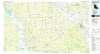 Natchitoches Louisiana Historical topographic map, 1:100000 scale, 30 X 60 Minute, Year 1986