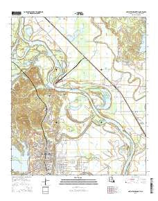 Natchitoches North Louisiana Current topographic map, 1:24000 scale, 7.5 X 7.5 Minute, Year 2015