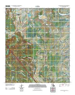 Natchitoches South Louisiana Historical topographic map, 1:24000 scale, 7.5 X 7.5 Minute, Year 2012