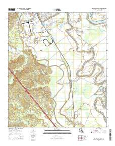 Natchitoches South Louisiana Current topographic map, 1:24000 scale, 7.5 X 7.5 Minute, Year 2015