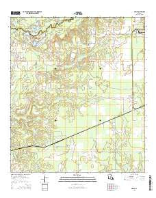 Neale Louisiana Current topographic map, 1:24000 scale, 7.5 X 7.5 Minute, Year 2015