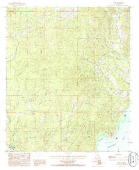 Nebo Louisiana Historical topographic map, 1:24000 scale, 7.5 X 7.5 Minute, Year 1985