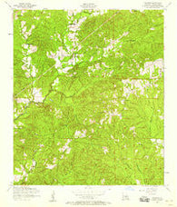 Negreet Louisiana Historical topographic map, 1:24000 scale, 7.5 X 7.5 Minute, Year 1954