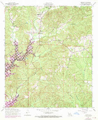 Negreet Louisiana Historical topographic map, 1:24000 scale, 7.5 X 7.5 Minute, Year 1954