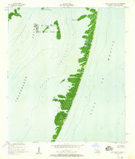 New Harbor Islands Louisiana Historical topographic map, 1:24000 scale, 7.5 X 7.5 Minute, Year 1951