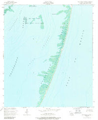 New Harbor Islands Louisiana Historical topographic map, 1:24000 scale, 7.5 X 7.5 Minute, Year 1951