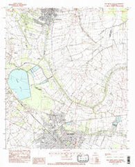 New Iberia North Louisiana Historical topographic map, 1:24000 scale, 7.5 X 7.5 Minute, Year 1983