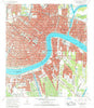 New Orleans East Louisiana Historical topographic map, 1:24000 scale, 7.5 X 7.5 Minute, Year 1966