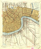 New Orleans East Louisiana Historical topographic map, 1:31680 scale, 7.5 X 7.5 Minute, Year 1939