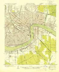 New Orleans NE Louisiana Historical topographic map, 1:31680 scale, 7.5 X 7.5 Minute, Year 1932