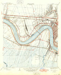 New Orleans West Louisiana Historical topographic map, 1:31680 scale, 7.5 X 7.5 Minute, Year 1938