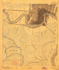 New Orleans Louisiana Historical topographic map, 1:62500 scale, 15 X 15 Minute, Year 1891
