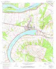 New Roads Louisiana Historical topographic map, 1:24000 scale, 7.5 X 7.5 Minute, Year 1962