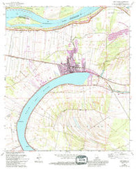 New Roads Louisiana Historical topographic map, 1:24000 scale, 7.5 X 7.5 Minute, Year 1962