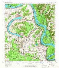 New Roads Louisiana Historical topographic map, 1:62500 scale, 15 X 15 Minute, Year 1963