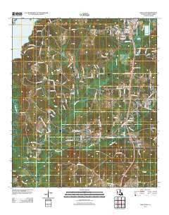 New Llano Louisiana Historical topographic map, 1:24000 scale, 7.5 X 7.5 Minute, Year 2012