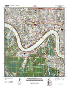New Orleans West Louisiana Historical topographic map, 1:24000 scale, 7.5 X 7.5 Minute, Year 2012