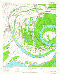Newellton Louisiana Historical topographic map, 1:24000 scale, 7.5 X 7.5 Minute, Year 1963