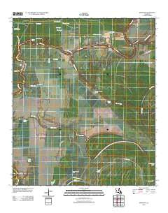 Newlight Louisiana Historical topographic map, 1:24000 scale, 7.5 X 7.5 Minute, Year 2012