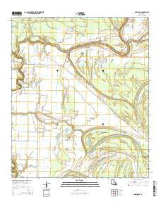 Newlight Louisiana Current topographic map, 1:24000 scale, 7.5 X 7.5 Minute, Year 2015