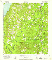 Newllano Louisiana Historical topographic map, 1:24000 scale, 7.5 X 7.5 Minute, Year 1954