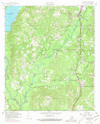 Newllano Louisiana Historical topographic map, 1:24000 scale, 7.5 X 7.5 Minute, Year 1954