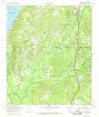 Newllano Louisiana Historical topographic map, 1:24000 scale, 7.5 X 7.5 Minute, Year 1954