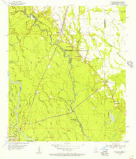 Nicholson Mississippi Historical topographic map, 1:24000 scale, 7.5 X 7.5 Minute, Year 1955