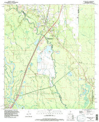 Nicholson Mississippi Historical topographic map, 1:24000 scale, 7.5 X 7.5 Minute, Year 1993