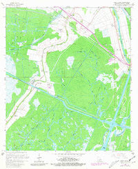 North Bend Louisiana Historical topographic map, 1:24000 scale, 7.5 X 7.5 Minute, Year 1966