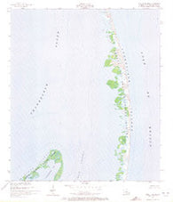North Islands Louisiana Historical topographic map, 1:24000 scale, 7.5 X 7.5 Minute, Year 1951