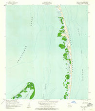 North Islands Louisiana Historical topographic map, 1:24000 scale, 7.5 X 7.5 Minute, Year 1951