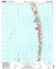 North Islands Louisiana Historical topographic map, 1:24000 scale, 7.5 X 7.5 Minute, Year 1998