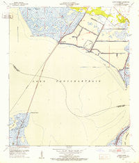North Shore Louisiana Historical topographic map, 1:24000 scale, 7.5 X 7.5 Minute, Year 1951