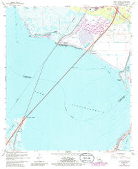 North Shore Louisiana Historical topographic map, 1:24000 scale, 7.5 X 7.5 Minute, Year 1967
