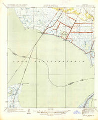 North Shore Louisiana Historical topographic map, 1:31680 scale, 7.5 X 7.5 Minute, Year 1936