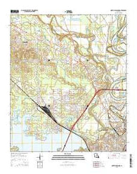 North Highlands Louisiana Current topographic map, 1:24000 scale, 7.5 X 7.5 Minute, Year 2015