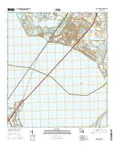 North Shore Louisiana Current topographic map, 1:24000 scale, 7.5 X 7.5 Minute, Year 2015