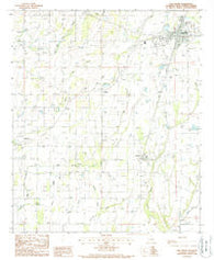 Oak Grove Louisiana Historical topographic map, 1:24000 scale, 7.5 X 7.5 Minute, Year 1988