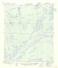 Oak Mound Bayou Louisiana Historical topographic map, 1:31680 scale, 7.5 X 7.5 Minute, Year 1954